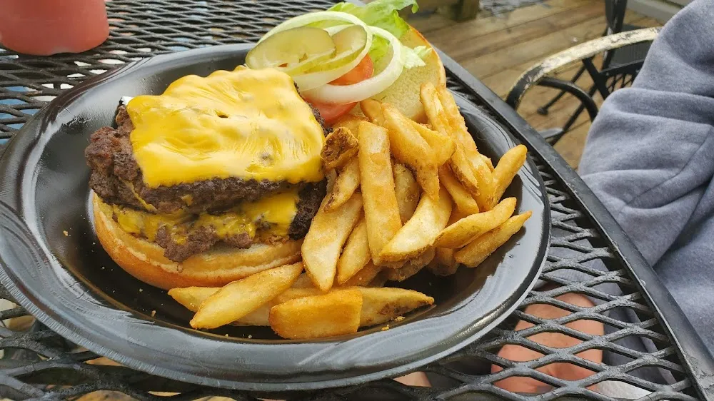 Triple Smash Burgers with Fries